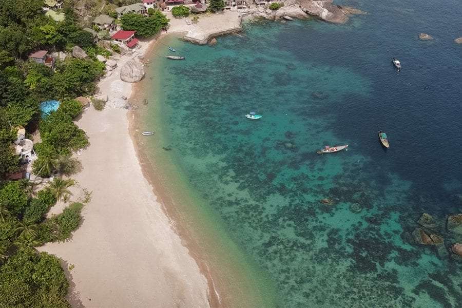 Las 10 Mejores Playas de Koh Tao 8 las mejoes playas de koh tao: tanote bay